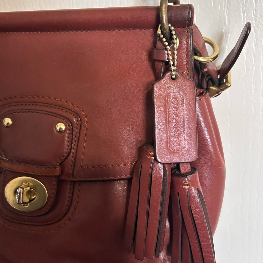 Coach Brown Leather willis Legacy crossbody - Picture 2 of 8